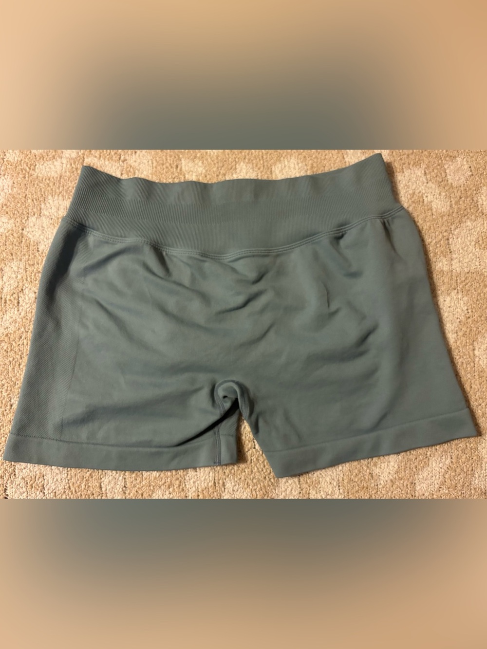High-Rise Women’s Bike Shorts in Sage Green